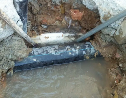 莎车测漏水之水管漏水